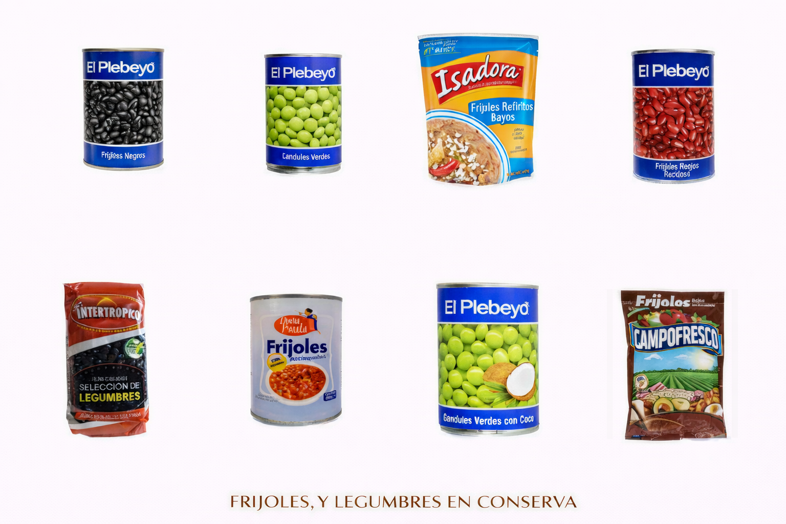 Frijoles y Legumbres en Conserva - Latineo