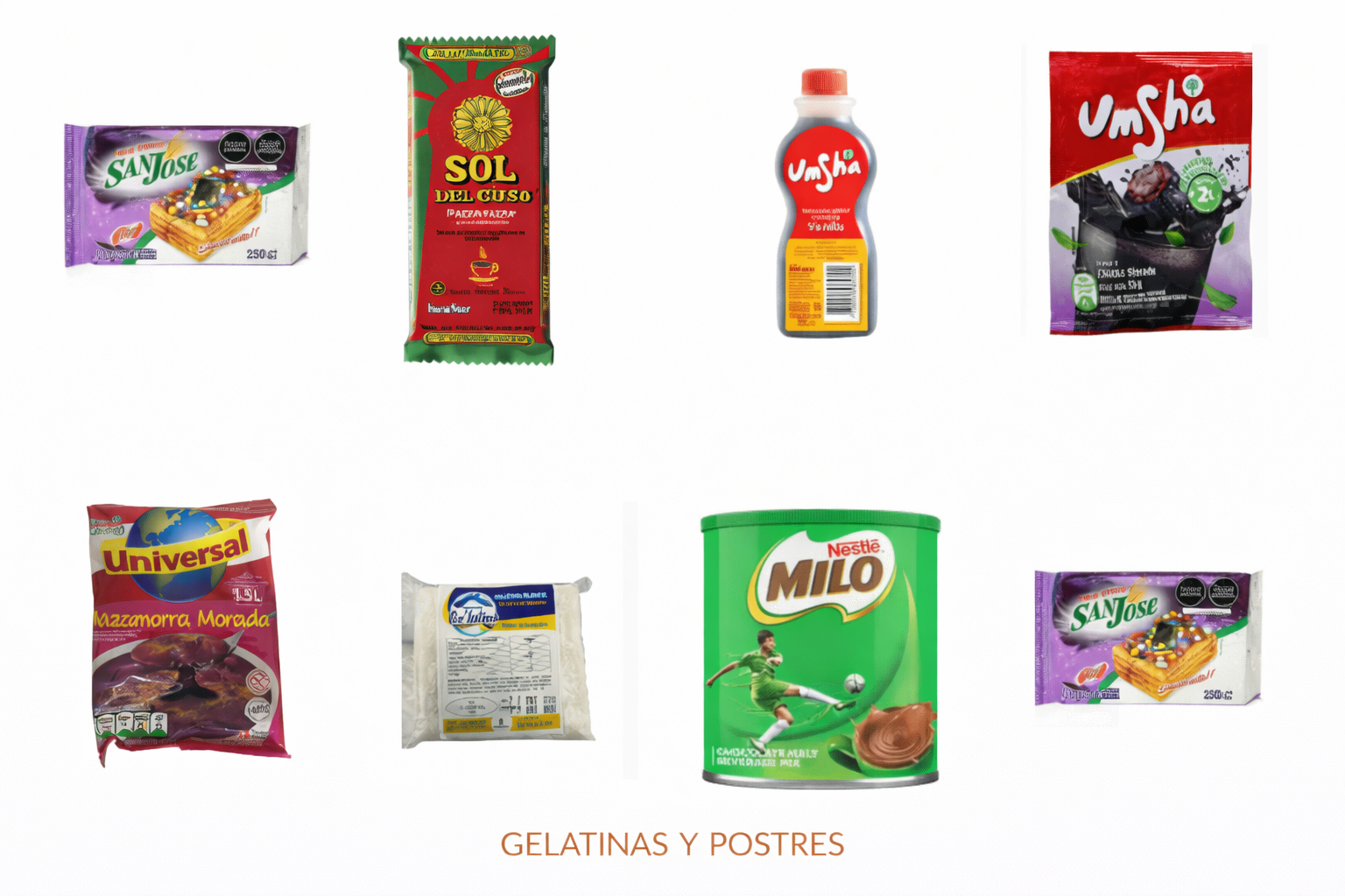 Gelatinas y Postres - Latineo