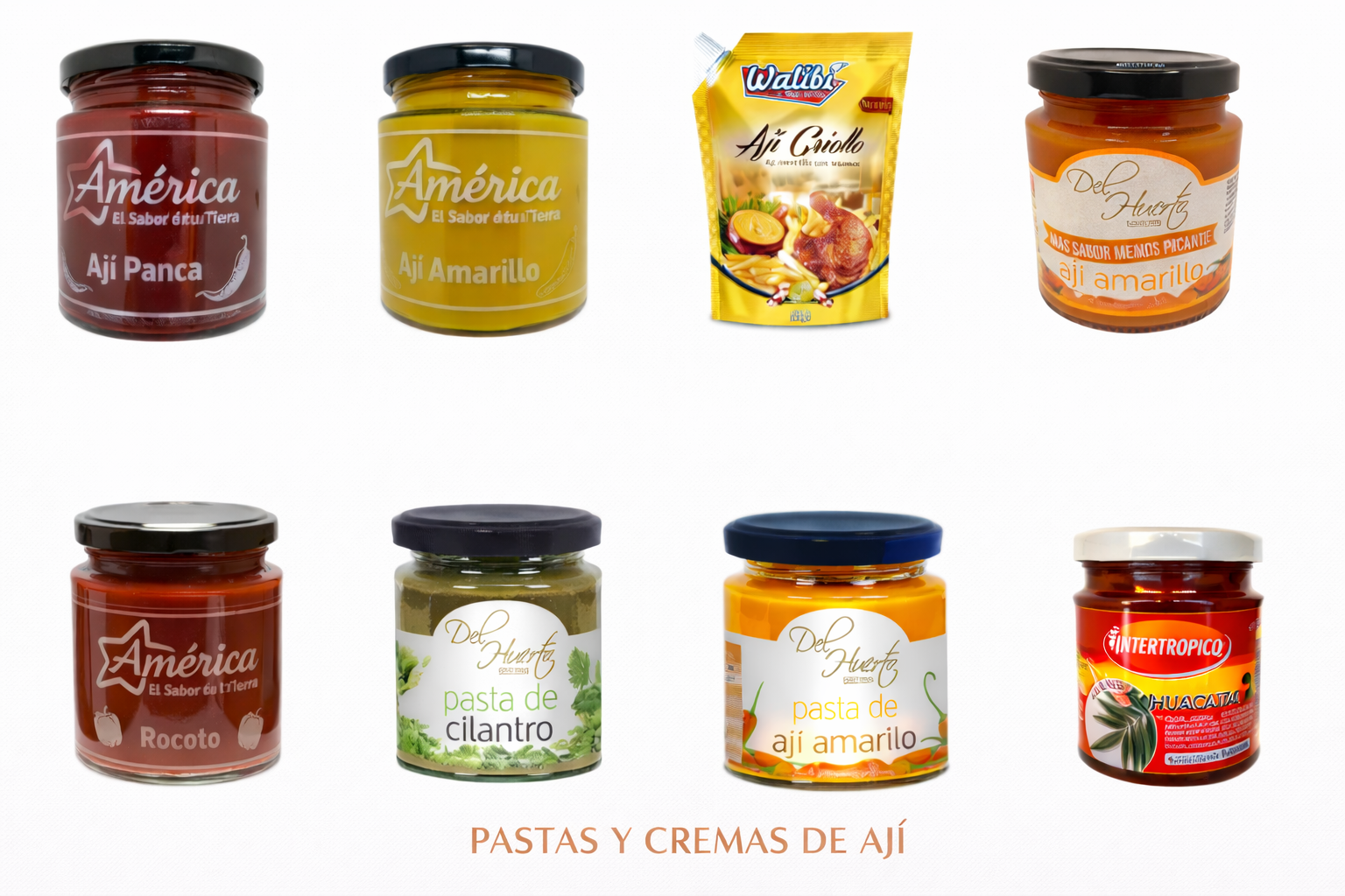 Pastas y Cremas de Ají - Latineo