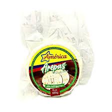 Arepas sin Refrigerar AMÉRICA 6 unidx 685grs - Latineo