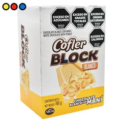Chocolate Blanco BLOCK de Arcor x 20 unid - Latineo