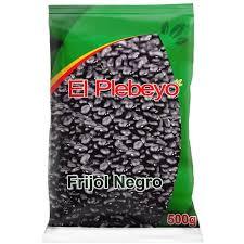 Frejol Negro EL PLEBEYO 500g - Latineo