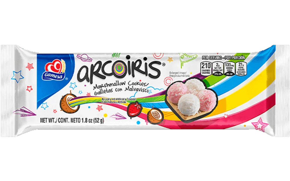 Galleta ARCOIRIS 75g - Latineo