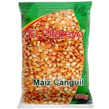 Maíz Canguil EL PLEBEYO 500g (Palomitas de maíz) - Latineo