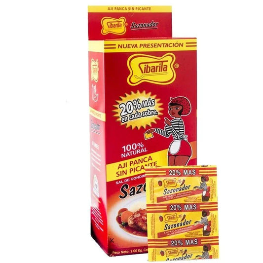 Sazonador SIBARITA aji panca sin picante Caja 84 Unid - Latineo