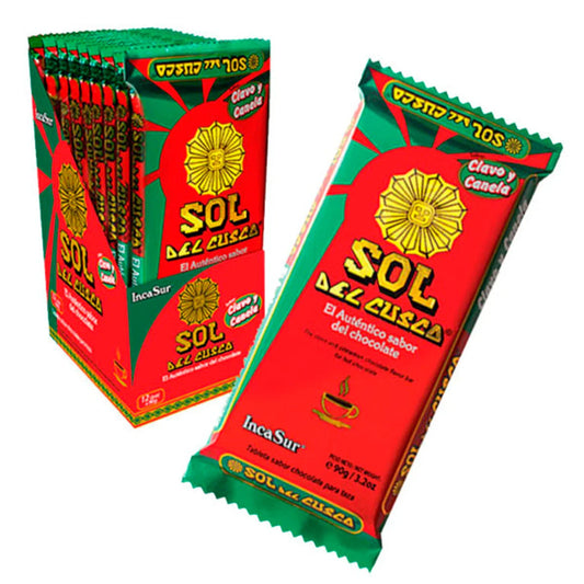 Chocolate para taza Sol Del Cusco 90g Pack x 12 unid - Latineo