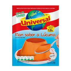 Flan de lúcuma UNIVERSAL