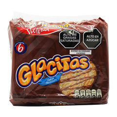 Galletas GLACITAS chocolate pack de 6 unid 192g