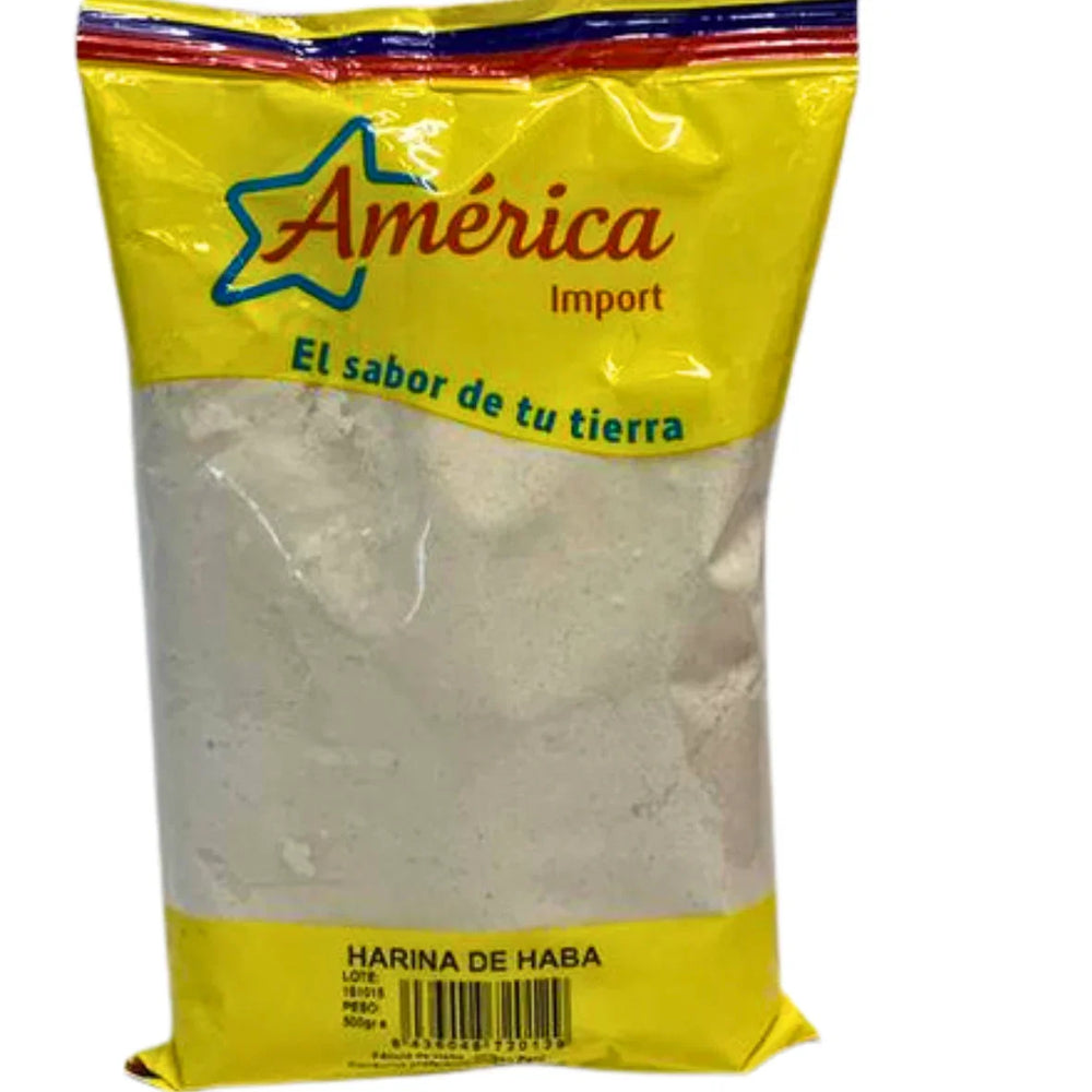Harina de Habas tostada AMÉRICA 500g - Latineo