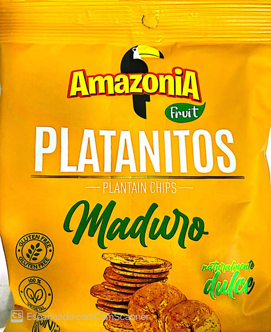 Chifles platanitos AMAZONIA maduritos 75g - Latineo
