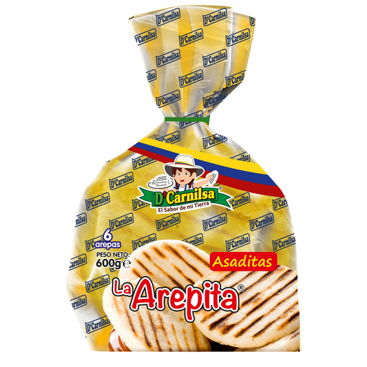 Arepa Amarilla D´CARNILSA 600gx 6u