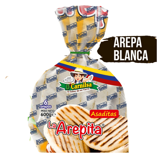 Arepa blanca D´CARNILSA 600gX6u