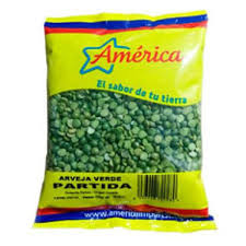 Arveja Partida Verde AMÉRICA 500g - Latineo