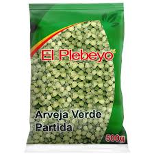 Arveja Partida Verde EL PLEBEYO 500g - Latineo