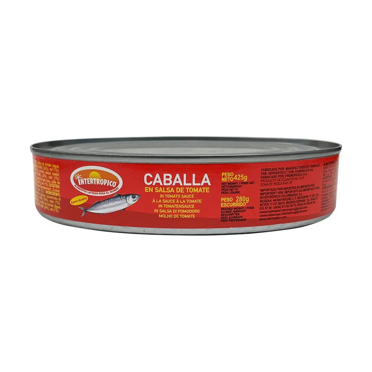Sardina/Caballa en Salsa de Tomate 425g - Latineo Imagen principal del producto
