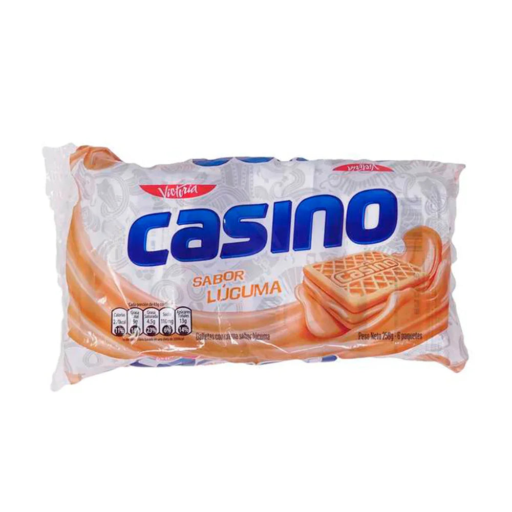 Galleta Casino Lucuma Pack x 6 Unid 258g - Latineo Imagen principal del producto