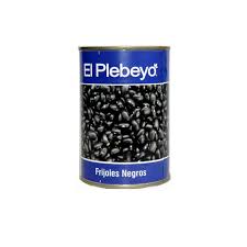 Frijol Negro EL PLEBEYO 425g - Latineo