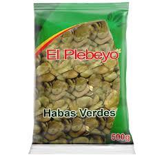 Habas Verdes EL Plebeyo 500g - Latineo Imagen principal del producto