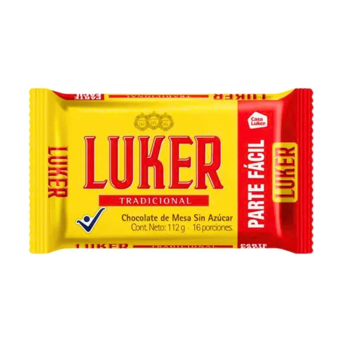 Chocolate LUKER sin azúcar 112g - Latineo Imagen principal del producto