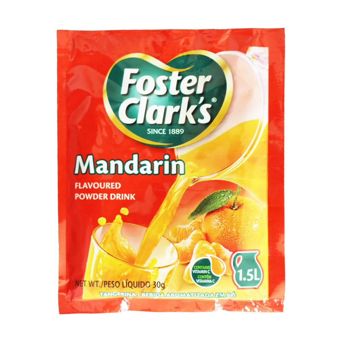 Bebida Instantánea Mandarina FOSTER CLARK 20g - Latineo Imagen principal del producto