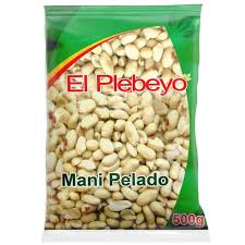 Maní Pelado EL PLEBEYO 500g - Latineo