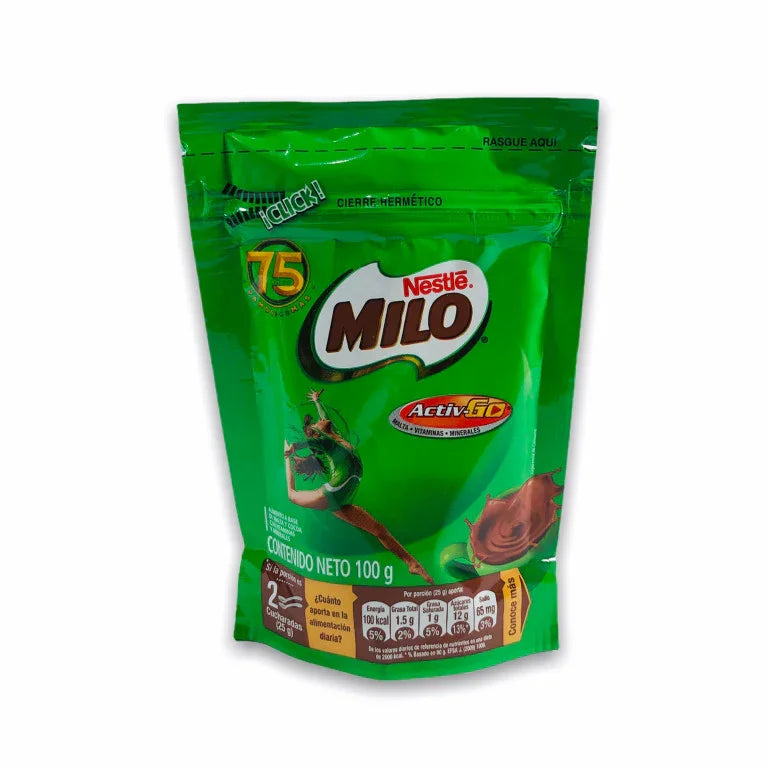 Milo instantáneo 100g - Latineo Imagen principal del producto