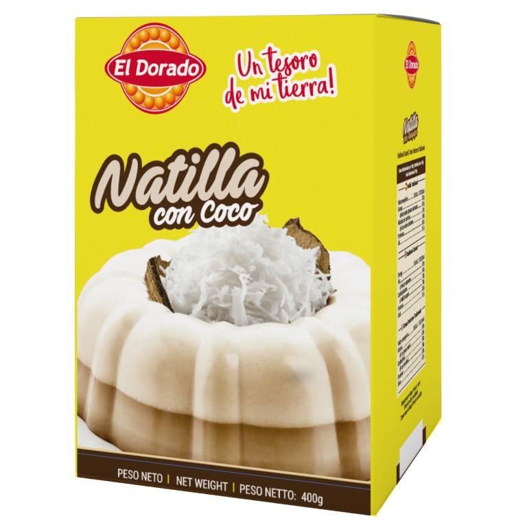 Natilla con coco EL DORADO 400g - Latineo
