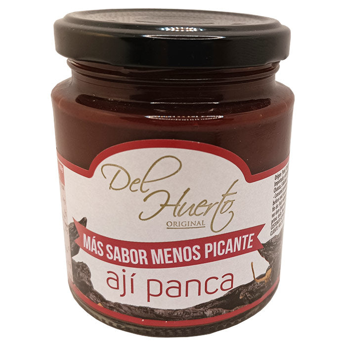 Pasta de Ají Panca Menos Picante DEL HUERTO 212g - Latineo