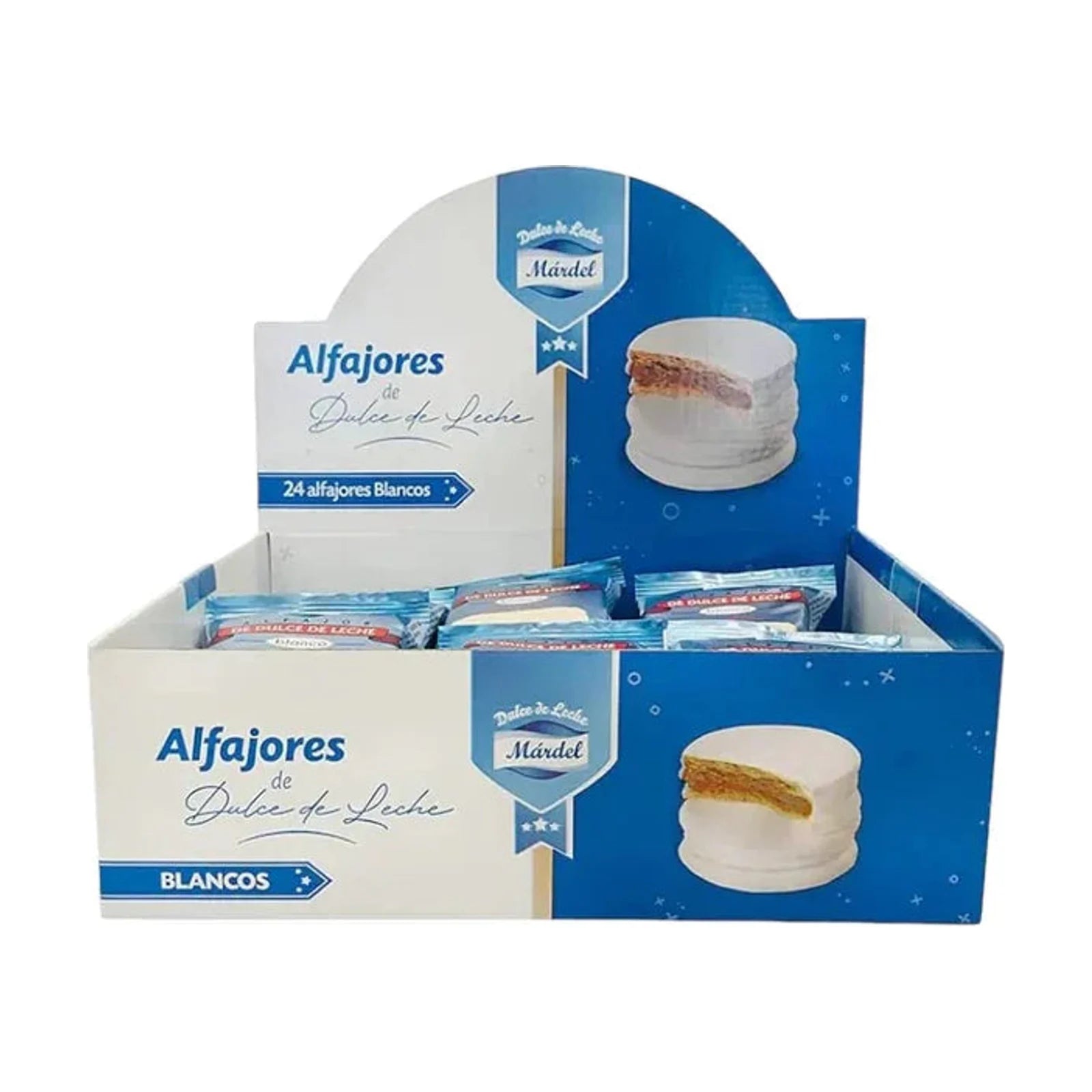 Alfajores con Chocolate blanco MARDEL 50g x Unid - Latineo Imagen principal del producto