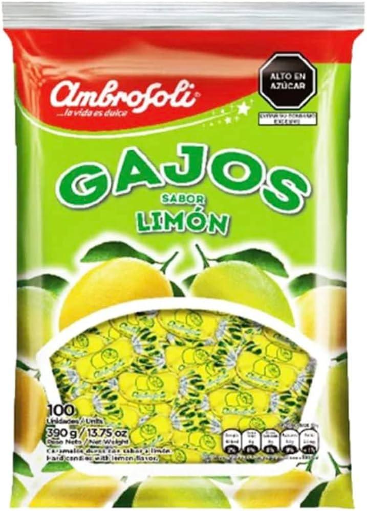 Caramelos de Limón GAJOS de Ambrosoli 390g - Latineo