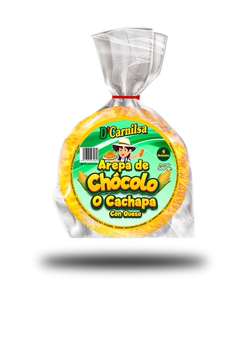 Arepa de Chocolo con queso D`CARNILSA