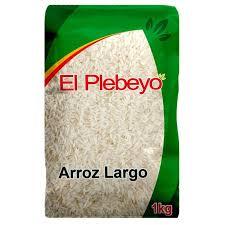 Arroz Largo EL PLEBEYO 5kg - Latineo Imagen principal del producto