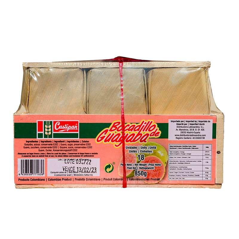 Bocadillo guayaba hoja CASTIPAN 850g - Latineo Imagen principal del producto