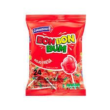 Bon Bon Bum Fresa x 24 Unid 400g - Latineo