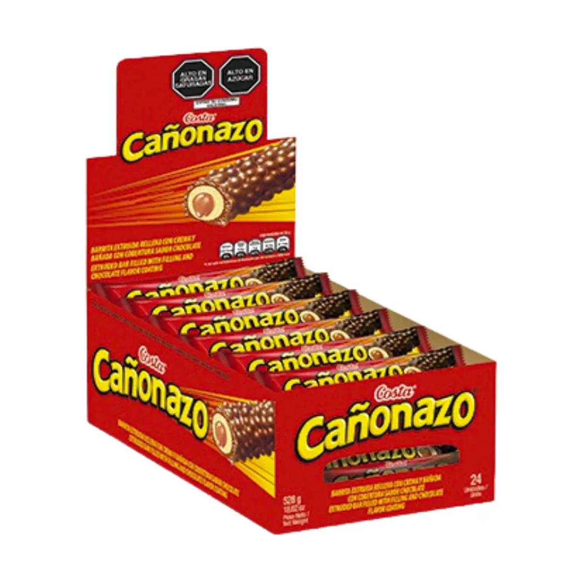 Chocolate Cañonazo 19g x 24unid - Latineo Imagen principal del producto