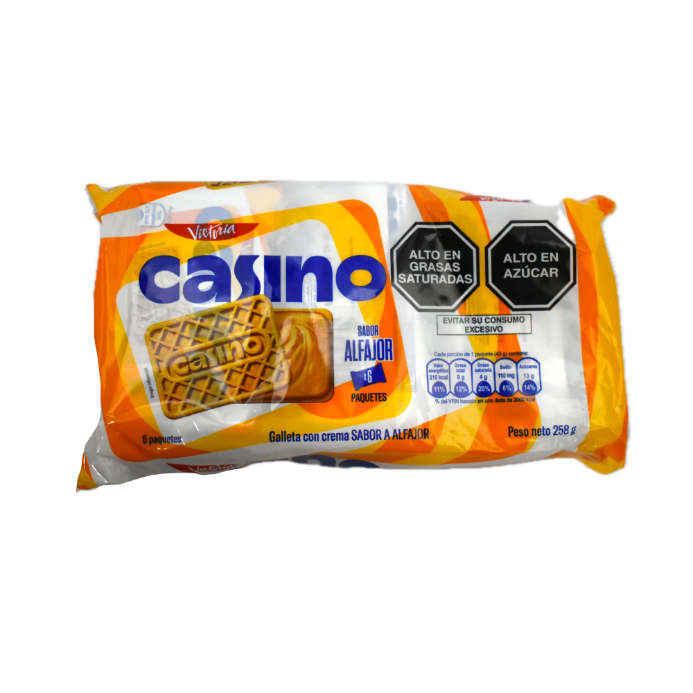 Galleta Casino Alfajor x 6 unid