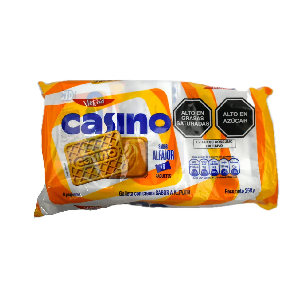 Galleta Casino Alfajor x 6 unid - Latineo Imagen principal del producto