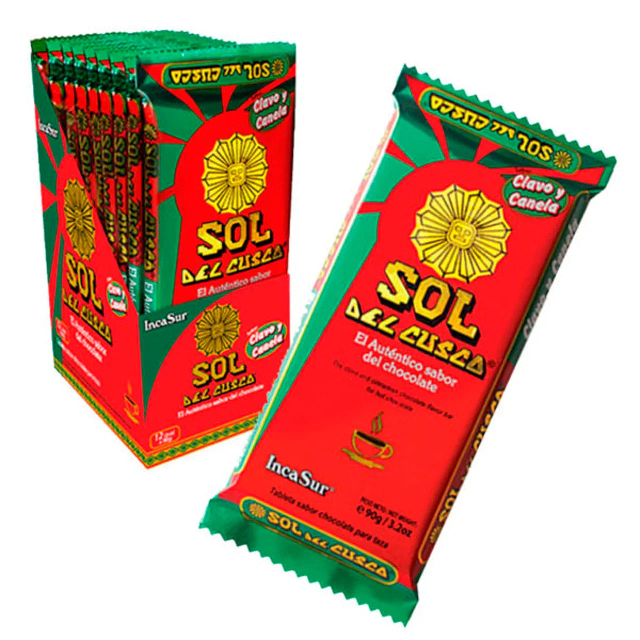 Chocolate para taza Sol Del Cusco 90g Pack x 12 unid - Latineo Imagen principal del producto
