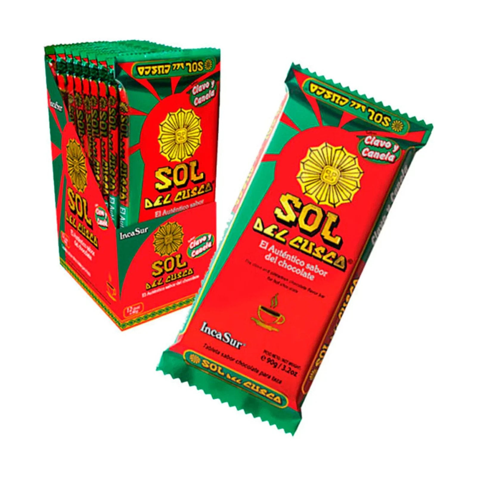 Chocolate para taza Sol Del Cusco 90g Pack x 12 unid - Latineo Imagen principal del producto