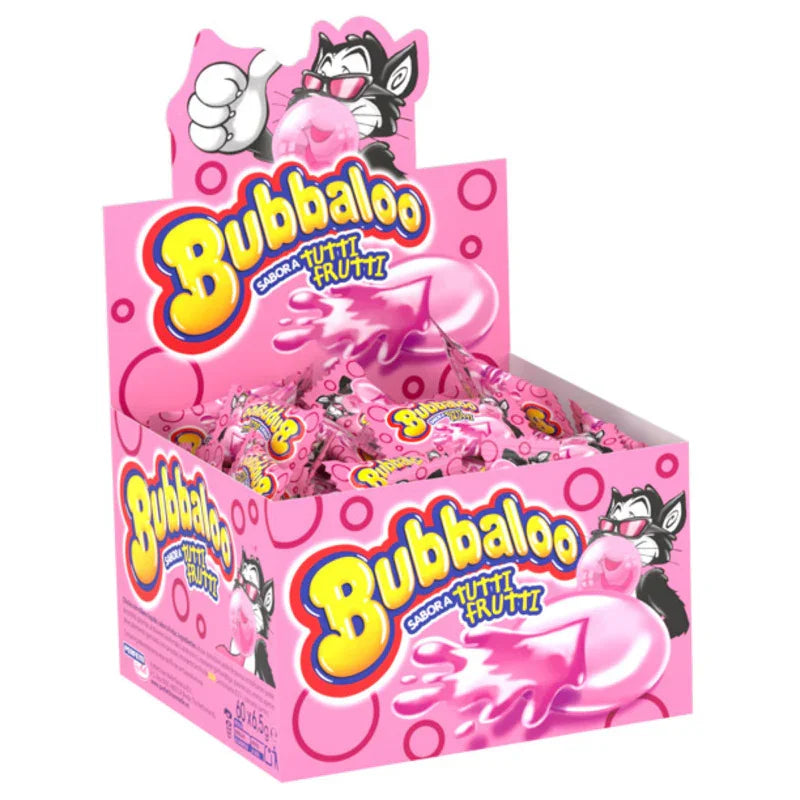 Chicle Bubbaloo sabor Tutti Frutti caja x 60 unid - Latineo Imagen principal del producto