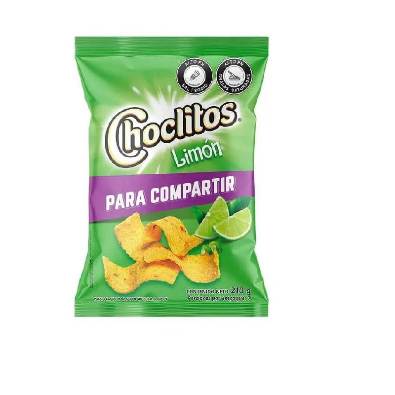 Choclitos limón 210g Imagen principal del producto