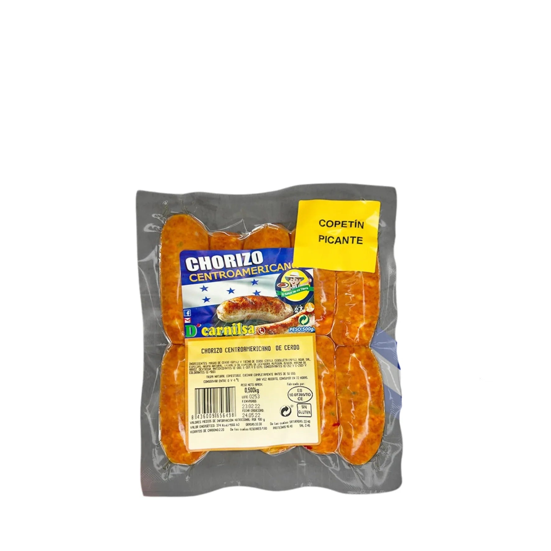 Chorizo Copetin D´CARNILSA 500g - Latineo