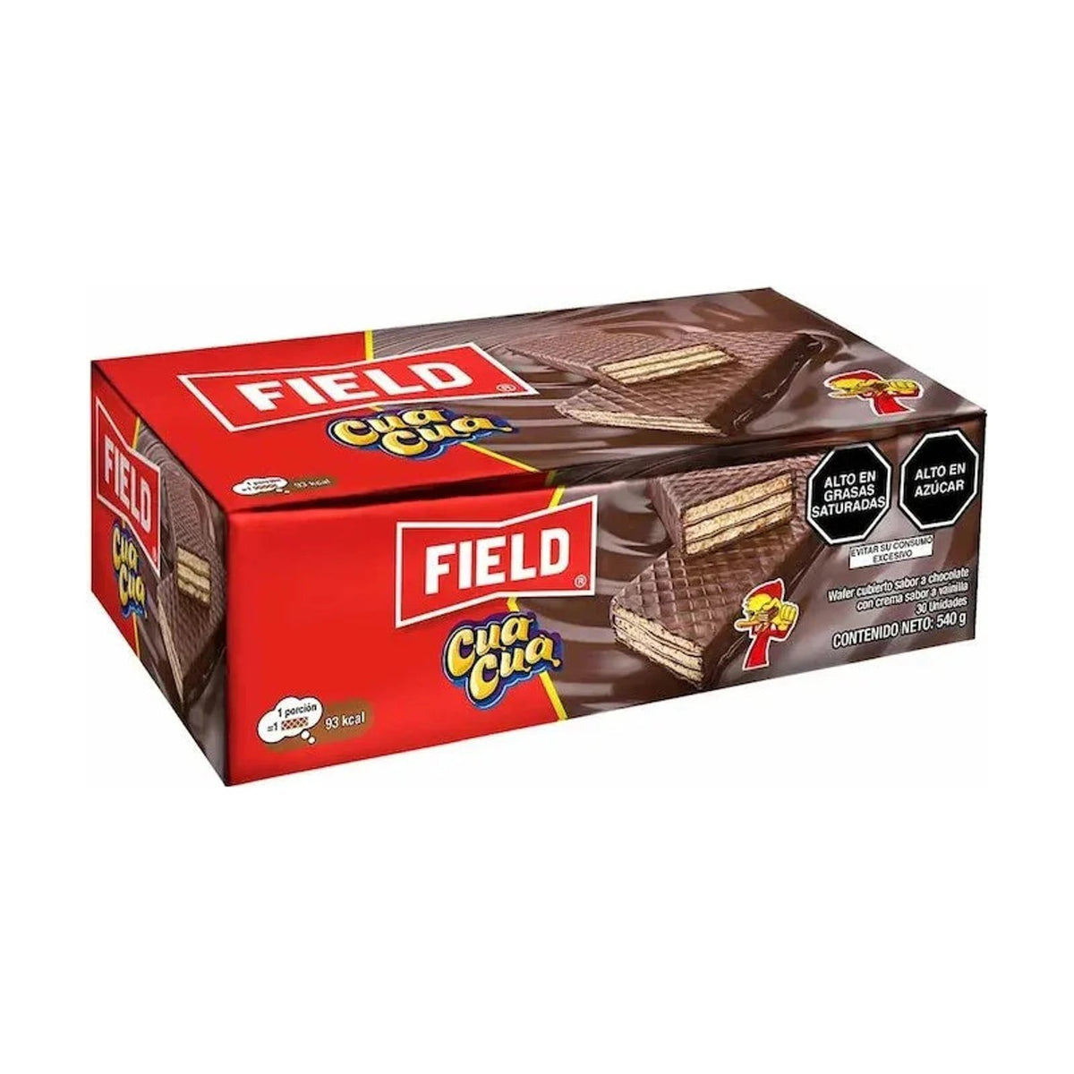 Wafer Cua Cua Caja x 30 Unids 540g - Latineo Imagen principal del producto
