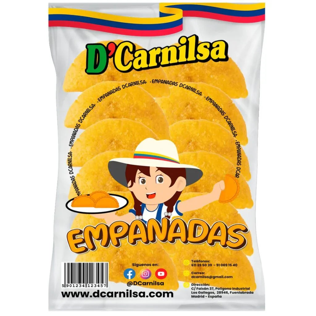 Empanada D´CARNILSA de carne x 10 und 800g - Latineo