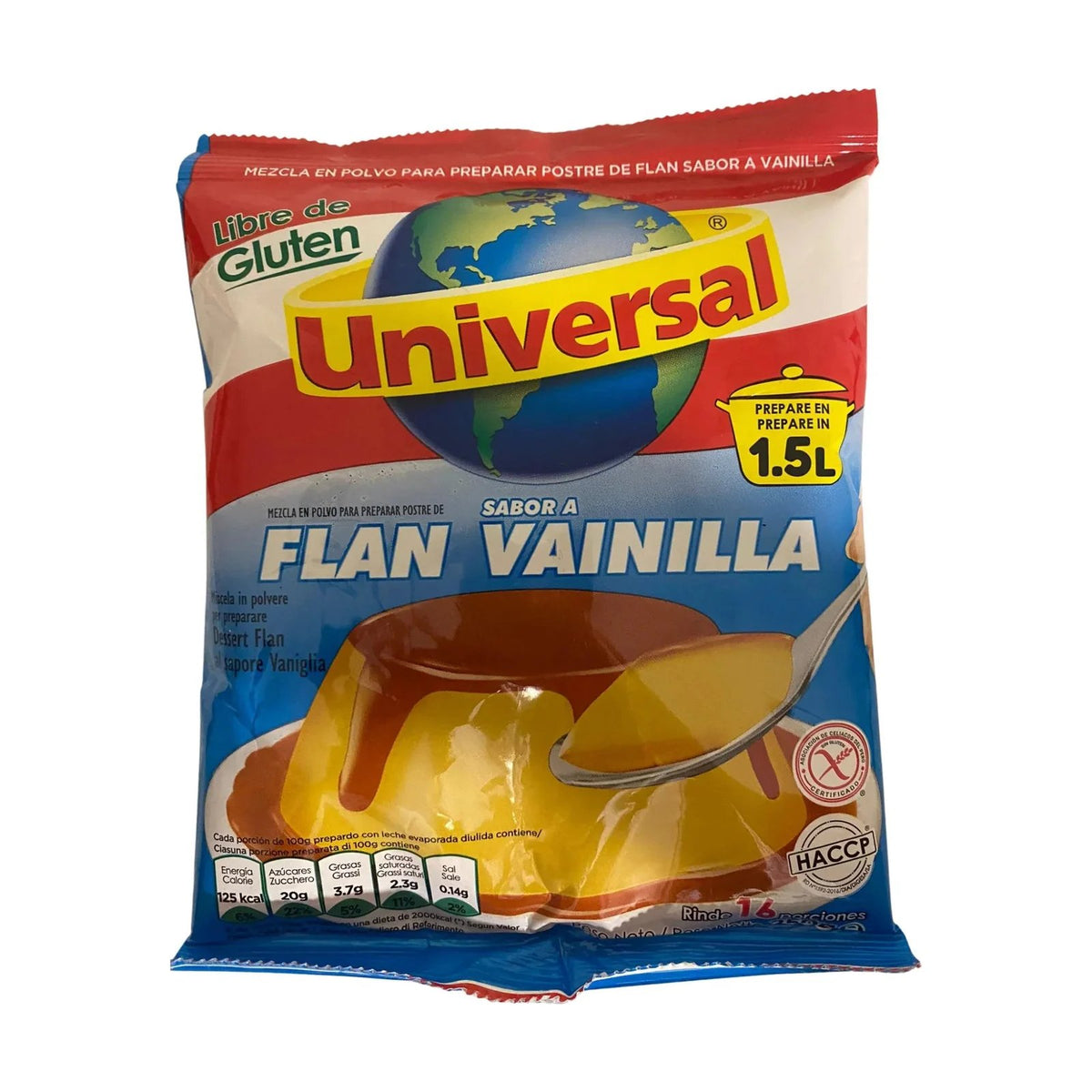 Flan Universal 250g - Latineo Imagen principal del producto