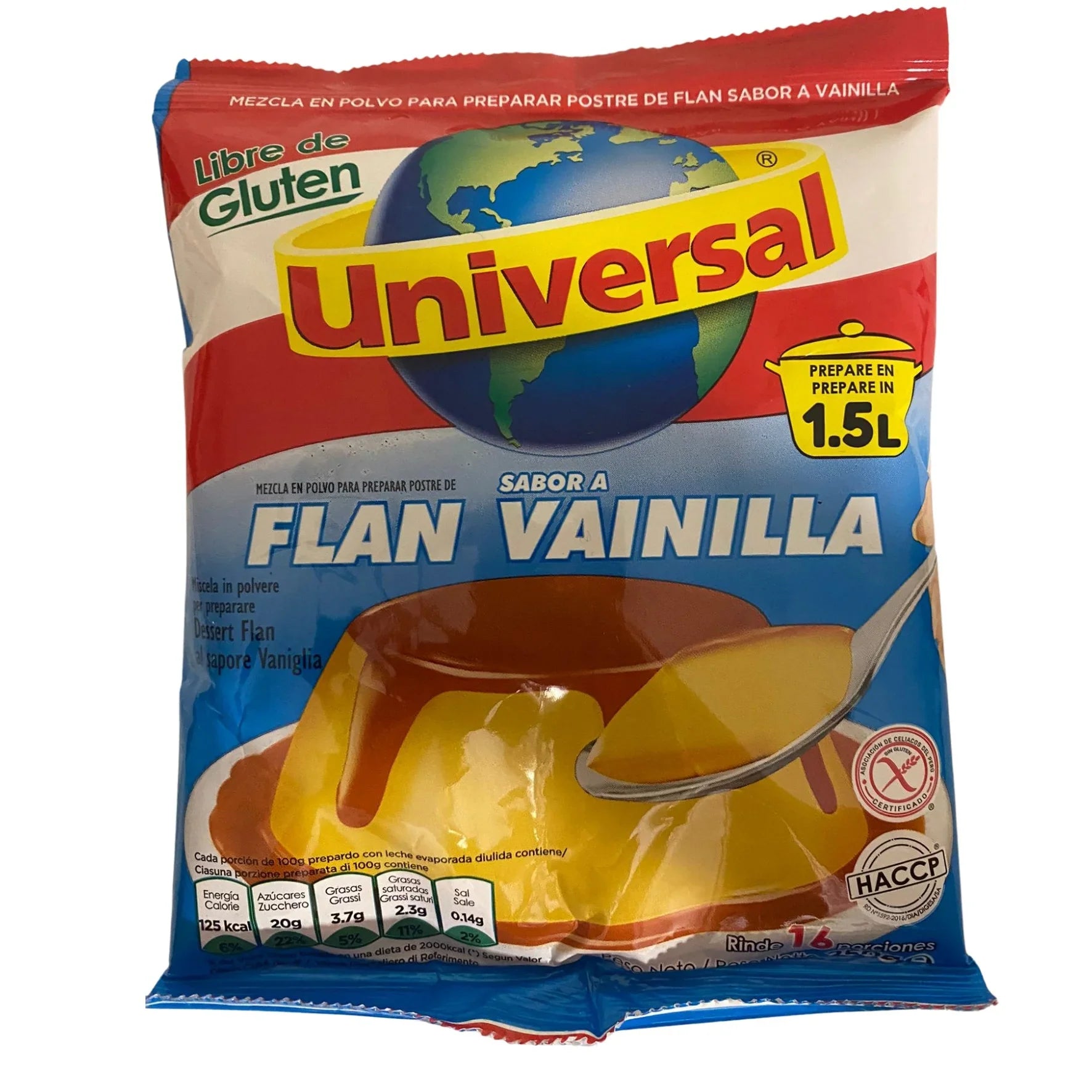 Flan Universal 250g - Latineo Imagen principal del producto