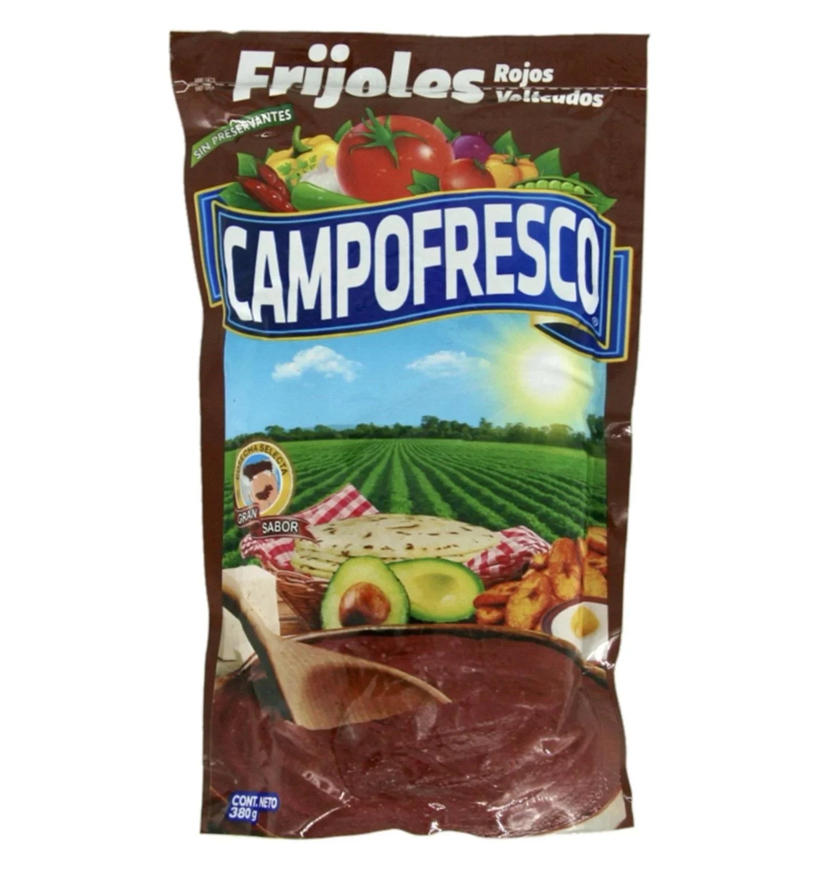 Frejoles volteados CAMPOFRESCO 380g - Latineo