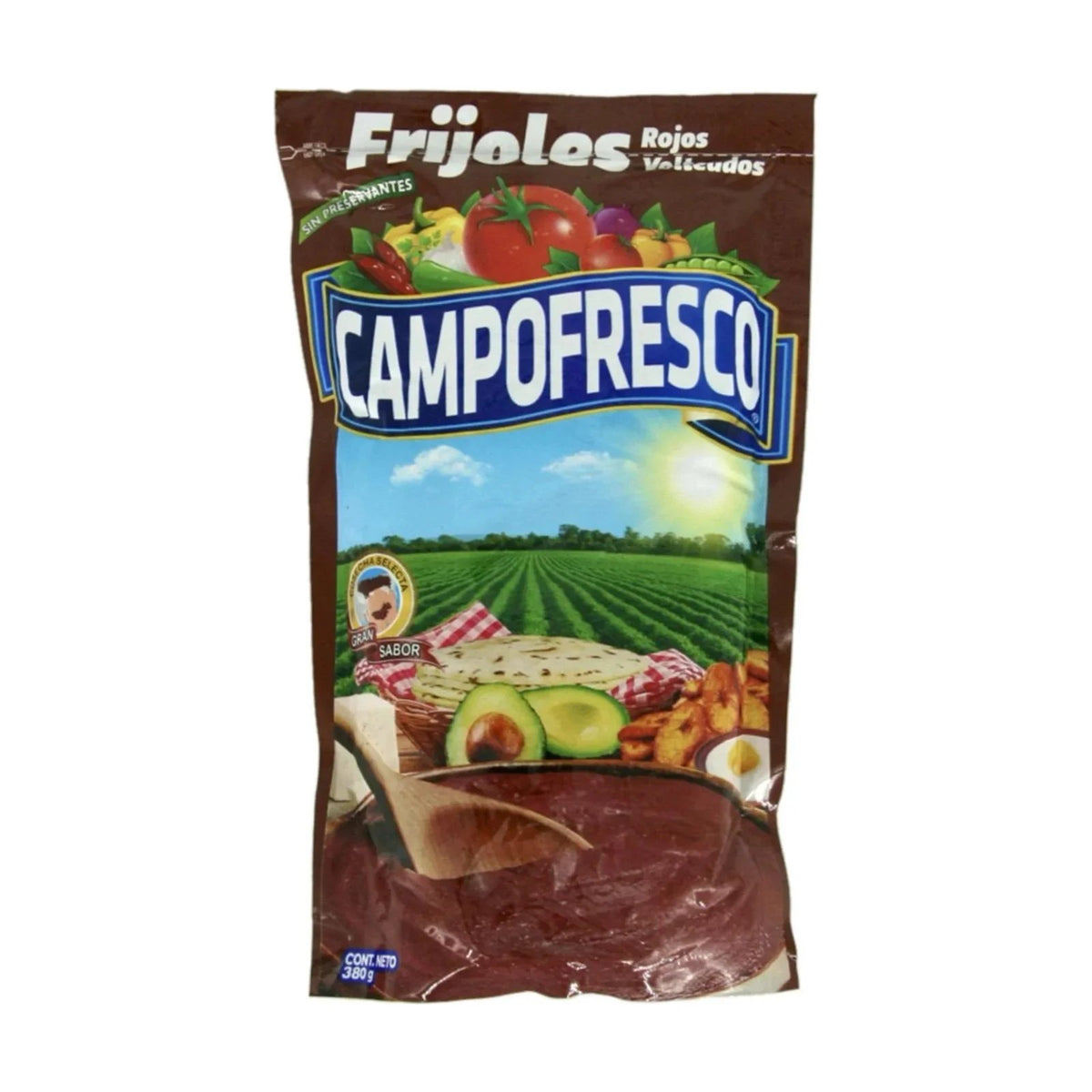 Frijol negro volteado CAMPO FRESCO 400g - Latineo