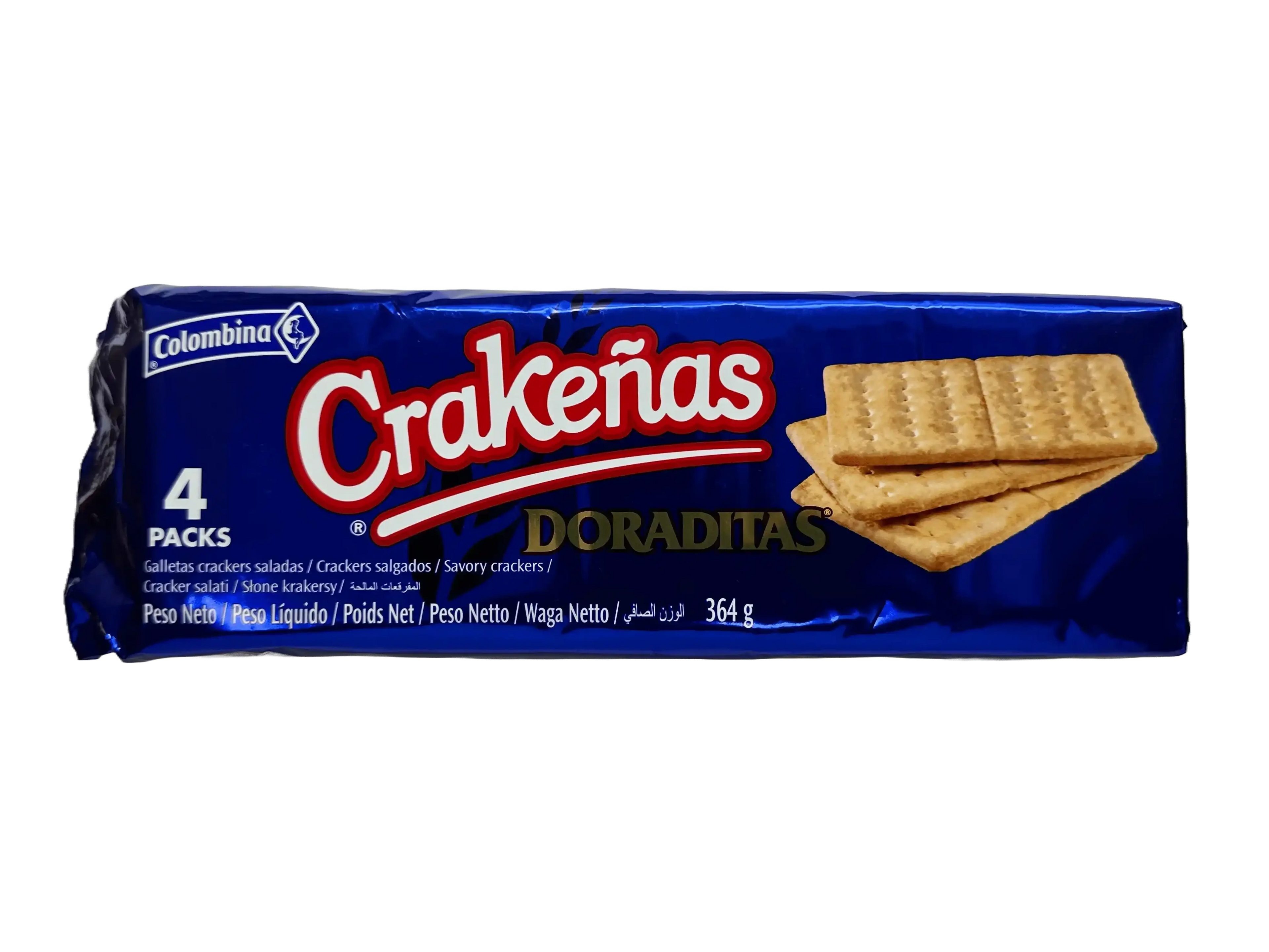 Galletas CRAKEÑAS dorada 364g - Latineo
