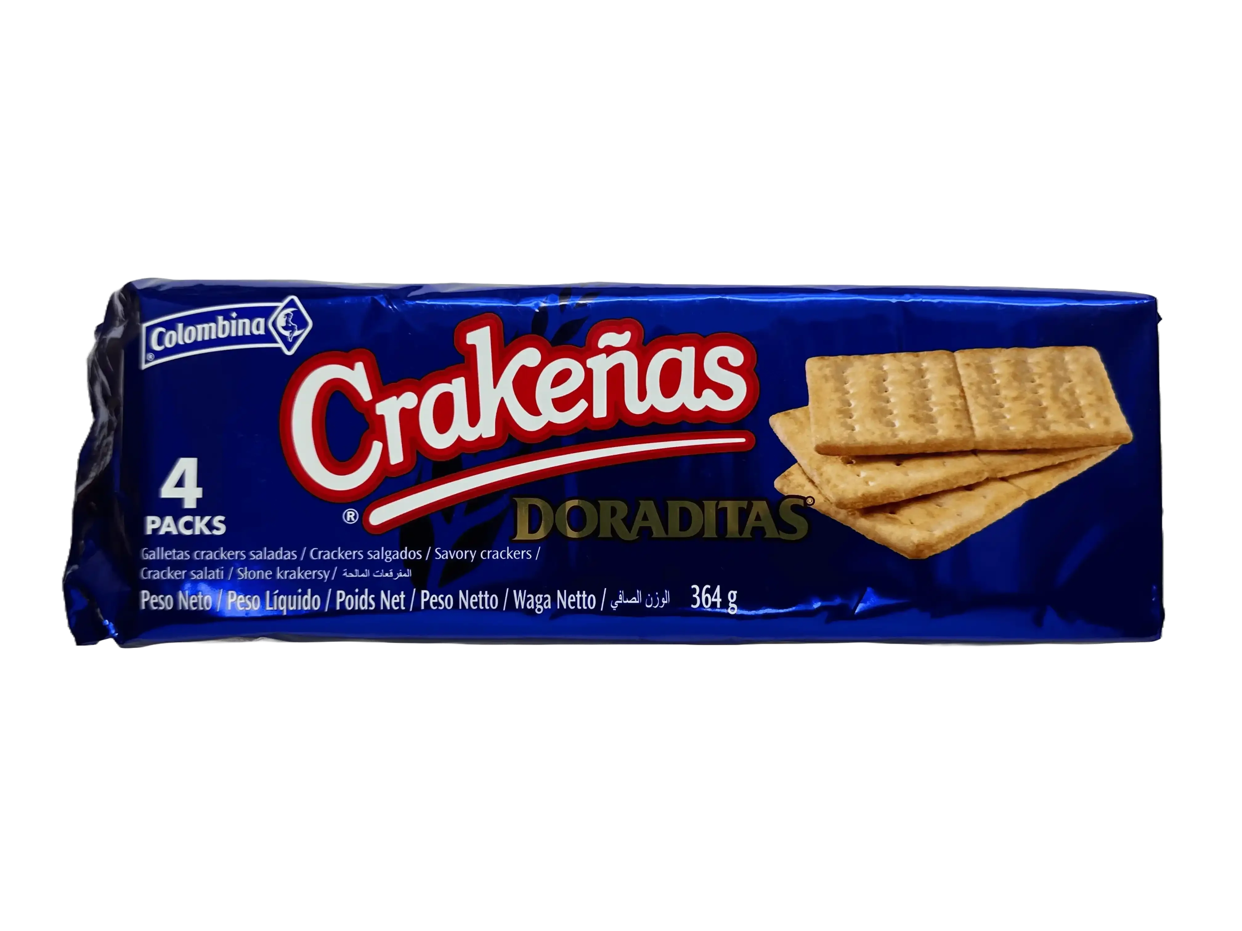 Galletas CRAKEÑAS dorada 364g - Latineo Imagen principal del producto